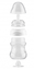 Пляшечка для годування Nuvita Mimic Collection, антиколікова, 150 мл, білий (NV6011BIANCO) - мініатюра 2