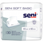 Одноразові пелюшки Seni Soft Basic, 60х40 см, 30 шт. (SE-091-B030-G01) - мініатюра 1