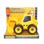 Трактор з екскаваторною установкою Kaile Toys, жовтий (KL702-1) - мініатюра 3