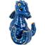 Фигурка декоративная Lefard Дракон с подковой 9 см синяя (149-472) - миниатюра 1