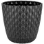 Горшок для цветов Alyaplastik Venus, 4.7 л, черный (ALY-204black) - миниатюра 1