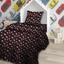 Комплект постельного белья Ecotton Поплин Фламинго, полуторный, 210х147 см, черный (22815) - миниатюра 1