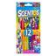Набір ароматних олівців Scentos Фантазія, 12 кольорів (40515) - мініатюра 1