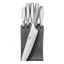 Набір ножів Berlinger Haus з підставкою Kikoza Collection, 6 предметів, сріблястий (BH 2173) - мініатюра 1