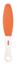 Терка педикюрная Titania двухсторонняя с пемзой и абразивом, 23 см, оранжевый, 1 шт. (3032 оранж) - миниатюра 1