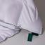 Одеяло пуховое MirSon Imperial Delight, зимнее, 240х220 см, белое с зеленым кантом - миниатюра 8