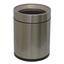 Ведро для мусора круглое без крышки Jah, 12 л, 21,1x21,1x33 см, серебряный металлик (JAH351 silver) - миниатюра 1
