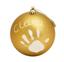 Рождественский шар Baby Art, 11 см, золотистый (34120154) - миниатюра 1