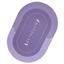 Килимок суперпоглинаючий у ванну Stenson 60x40 см овальний фіолетовий (26249) - мініатюра 3