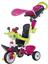 Трехколесный велосипед Smoby Toys Беби Драйвер с козырьком и багажником, розовый (741201) - миниатюра 1