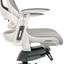 Офісне крісло Special4you Wau Snowy Fabric біле з сірим (E6163) - мініатюра 10