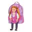 Набор аксессуаров для куклы Our Generation Рюкзак, фиолетовый (BD37418Z) - миниатюра 2