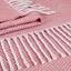 Плед Love You Крекер, бавовна, 200х140 см, рожевий (4438) - мініатюра 2