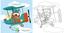 Раскраска Кристал Бук Самолеты и вертолеты, с аликациями и заданиями, 40 наклеек, 16 страниц (F00025565) - миниатюра 2