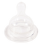 Соска силіконова Курносики, кругла, для широкого горлечка, розмір S, від 0 міс. (7033 S) - мініатюра 1