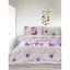Комплект постельного белья Iris Home Ranforce Sewn Love, ранфорс, семейный, лиловый (svt-2000022286305) - миниатюра 1