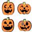 Набір наліпок Yes! Fun Halloween Веселі гарбузи, 12 шт (973707) - мініатюра 1