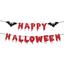 Гірлянда паперова Yes! Fun Happy Halloween 16 елементів глітер 3 м, червона (801185) - мініатюра 1