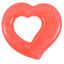 Прорізувач для зубів Lindo Серце, червоний (Li 307 сер к) - мініатюра 1