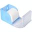 Держатель для туалетной бумаги Volver Crystal BL, голубой (10201BL) - миниатюра 1