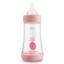 Бутылочка для кормления Chicco Perfect 5, с силиконовой соской, 240 мл, розовый (20223.10.40) - миниатюра 3