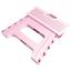 Табурет розкладний Stenson R88945 30х24х22 см рожевий (26143) - мініатюра 3