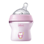 Пляшечка для годування Chicco Natural Feeling, Color, з силіконовою соскою, 150 мл, рожевий (81311.10) - мініатюра 1