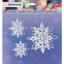 Набір підвісок новорічних паперових Novogod'ko Сніжинки 3D білий 3 шт. (974719) - мініатюра 2