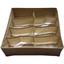 Коробка-органайзер Stenson R89760 30х30х10 см 8 відділень коричнева (26003) - мініатюра 2