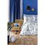Постельное белье Karaca Home Felinda mavi, пике, евро, голубой (svt-2000022230803) - миниатюра 1