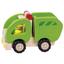 Машинка деревянная Goki Мусоровоз, зеленый, 17 см (55964G) - миниатюра 1
