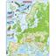 Пазл рамка-вкладиш Larsen Мапа Європи з тваринами (K70-UA) - мініатюра 1