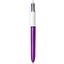 Ручка кулькова BIC 4 Colours Shine Purple, 1 мм, 4 кольори, 1 шт. (951351) - мініатюра 1