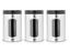Набор емкостей Brabantia Window Canister для хранения продуктов, 3 шт., серебристый (335341) - миниатюра 1