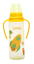 Пляшечка для годування Lindo, з ручками, 250 мл, жовтий (Li 139 жел) - мініатюра 1