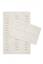 Набір килимків Irya Togo ekru, 90х60 см та 60х40 см, молочний (svt-2000022296625) - мініатюра 1