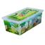 Коробка Qutu Light Box Zoo, с крышкой, 5 л, 11.5х19х33.5 см, разноцветная (LIGHT BOX с/к ZOO 5л.) - миниатюра 1