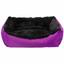Лежак для тварин Milord Jellybean, прямокутний, фіолетовий з чорним, розмір S (VR03//0977) - мініатюра 1