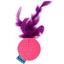 Іграшка для котів Barksi М'яч з дзвіночком 5 см рожева - мініатюра 1