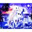 Картина по номерам ZiBi Art Line Белые кони 40х50 см (ZB.64246) - миниатюра 1