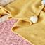 Комплект постельного белья Karaca Home Bonbon pembe, с пледом, евростандарт, розовый (svt-2000022300933) - миниатюра 3