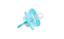 Пустушка силіконова Baby Team, класична, 0-6 міс., блакитний (3007_голубой) - мініатюра 2