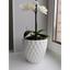 Горщик для квітів Alyaplastik Pinecone, 5.6 л, білий (ALY408white) - мініатюра 10