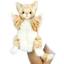 М'яка іграшка на руку Hansa Puppet Імбирний кіт, 30 см, білий з помаранчевим (7182) - мініатюра 2