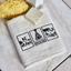 Рушник Karaca Home Brave, 50х30 см, білий з чорним (svt-2000022301022) - мініатюра 1