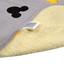 Багаторазова непромокальна пелюшка Еко Пупс Eco Cotton Мишка Міккі, 50х70 см, білий з сірим - мініатюра 2