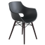 Кресло Papatya Opal-Wox, рама бук венге, матовый серый (4823052300395) - миниатюра 1