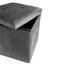 Пуф для хранения МВМ My Home велюровый, 380х380х380 мм, серый (TH-05 GRAY) - миниатюра 2