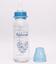 Пляшечка для годування Курносики, скляна, з силіконовою соскою, від 3 міс., 270 мл, блакитний (7011 гол) - мініатюра 2
