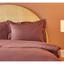 Комплект постельного белья Karaca Home Back To Basic sarabi, ранфорс, евростандарт, бордовый (svt-2000022300520) - миниатюра 1